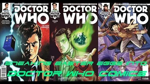 Sneaking Easter Eggs Into Doctor Who Comics #comics #doctorwho #Blairshedd #titancomics