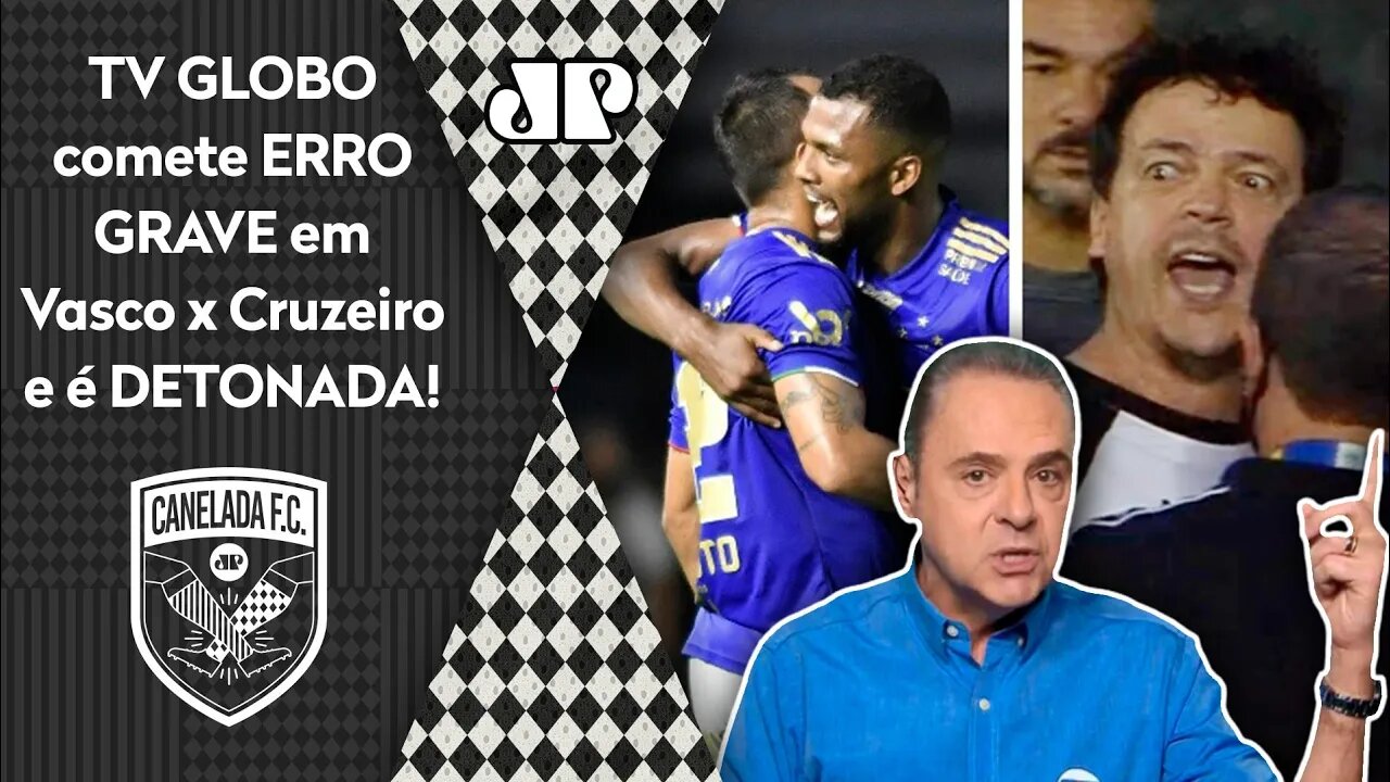 "Foi UMA VERGONHA o que a TV GLOBO fez em Vasco x Cruzeiro! QUE PAPELÃO!" OLHA esse DESABAFO!