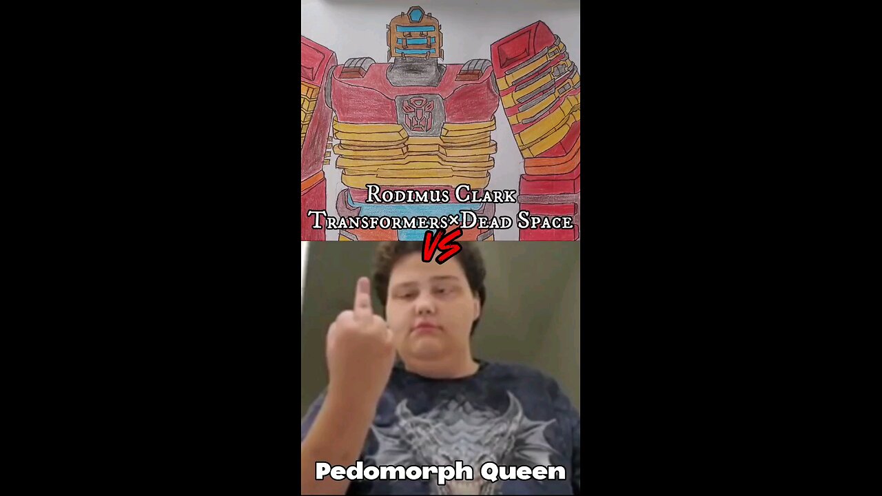 Rodimus Clark Transformers×Dead Space vs Pedomorph Queen