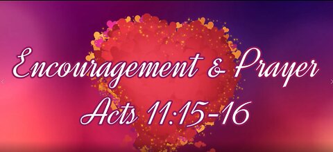 Acts 11:15-16