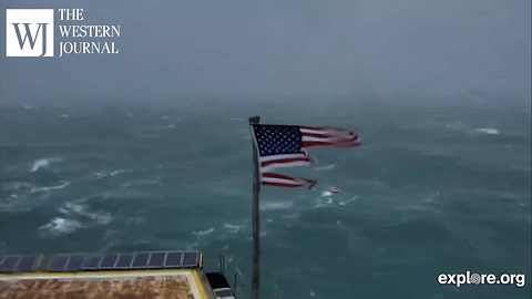 Hurricane Florence Flag Timelapse