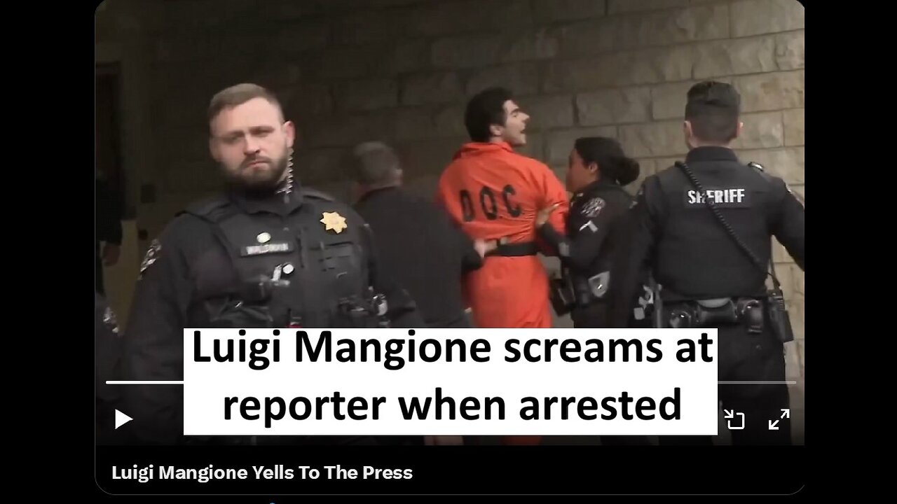 Luigi Mangione screams at reporters and is arrested for allegedly killing United CEO