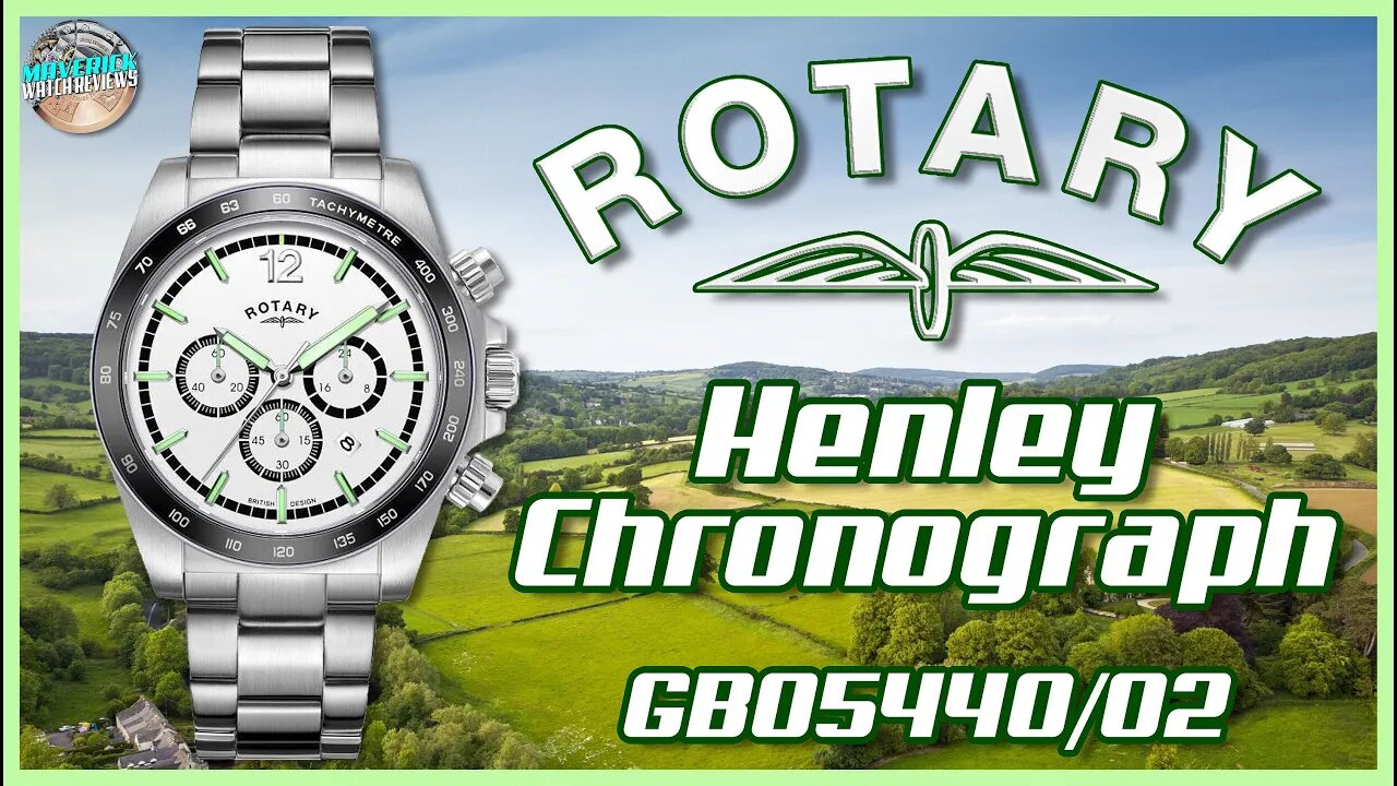 Seiko Panda Alternative! | Rotary Henley Chronograph 100m Quartz GB05440/02 Unbox & Review