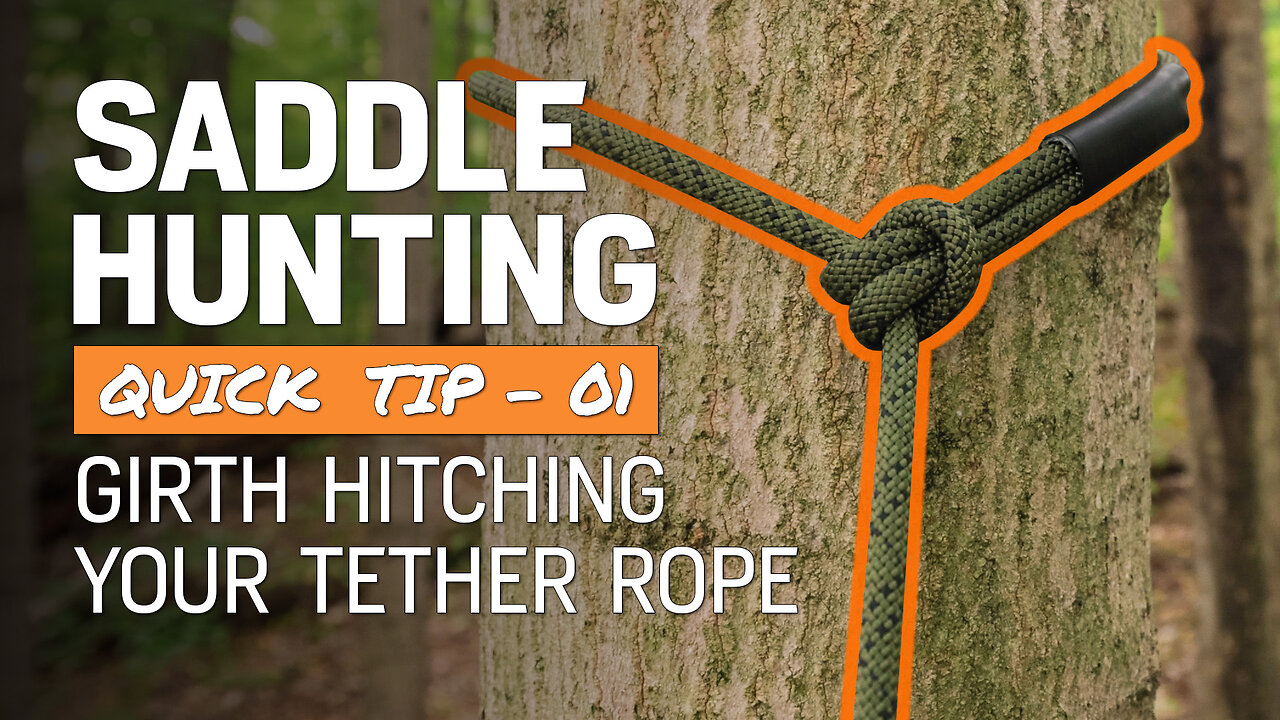 Saddle Hunting Quick Tip - 01 // Girth Hitching your Tether Rope