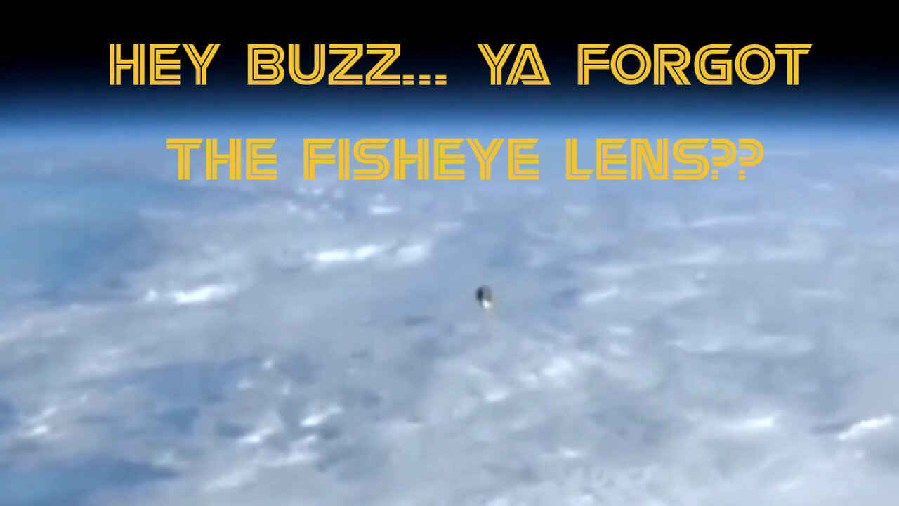 ISS FOOTAGE OF A UFO BUT THEY FORGOT TO USE THEIR FISHEYE LENS?