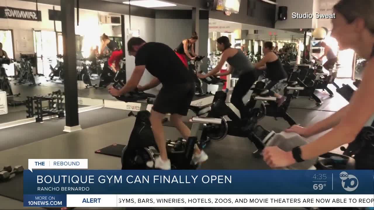 Boutique gym can finally open