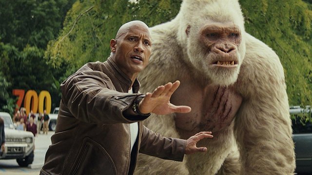 'Rampage' Barely Takes The Top Box-Office Spot On Crowded Weekend
