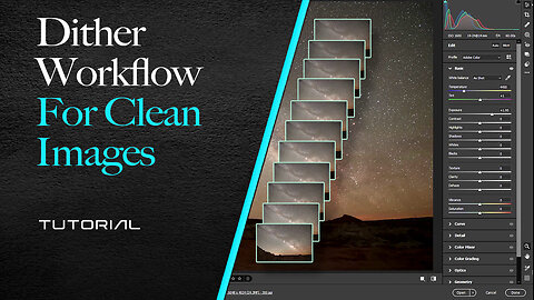 Dither Workflow for Clean Images