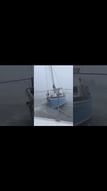 Surviving Hurricane Ian on his boat!