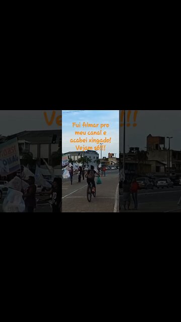 Acabei xingado na rua em Cabo Frio! YouTuber tem que aturar isso! #shorts #riodejaneiro