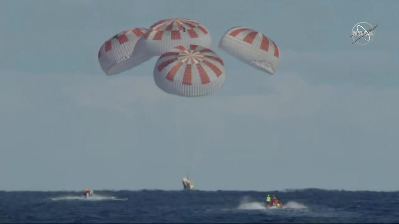 SpaceX's Crew Dragon capsule returns from ISS