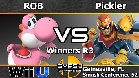 ROB (C. Falcon) vs. Pickler (Yoshi) - Winners R3 - SC52