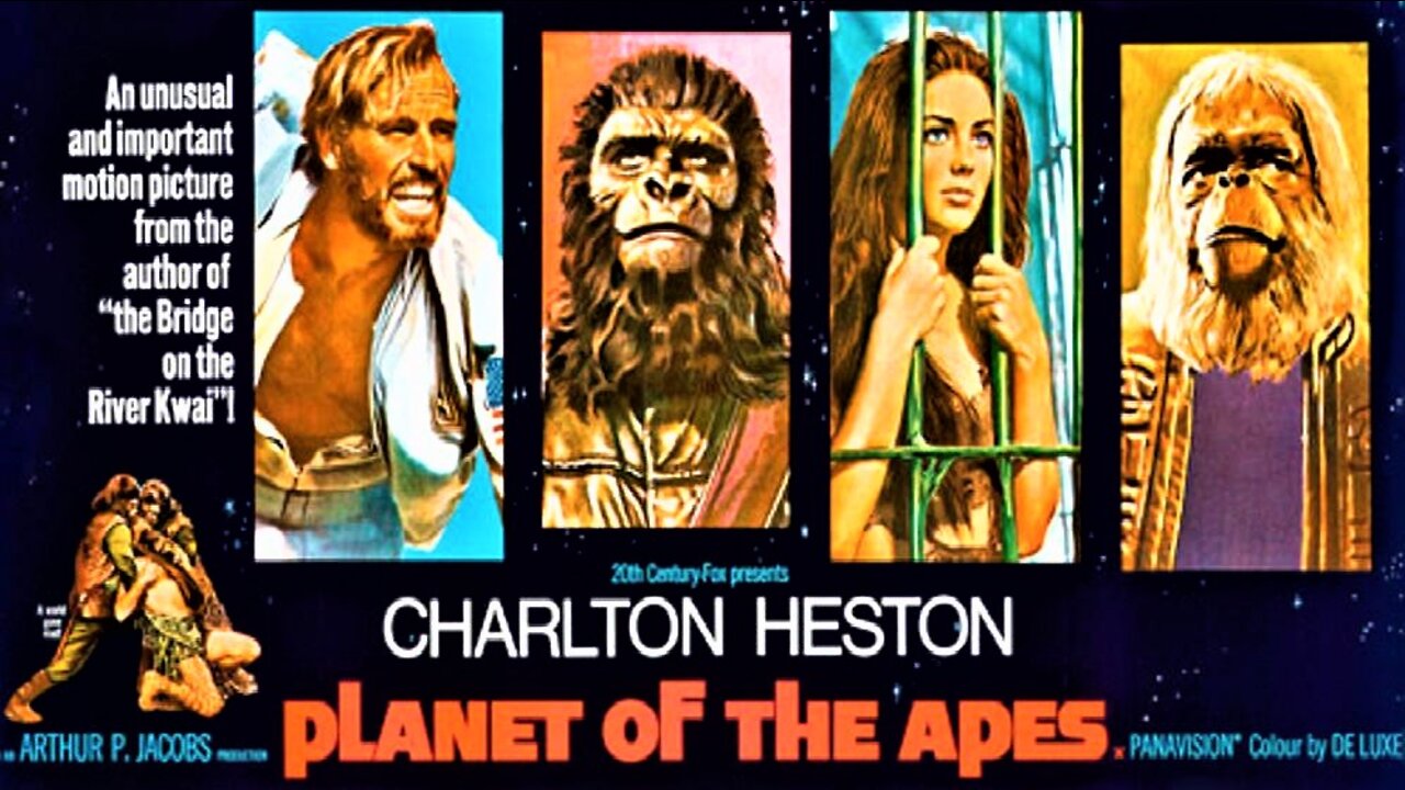 PLANET OF THE APES 1968 Astronauts Land on World Where Intelligent Apes Rule FULL MOVIE in HD & W/S