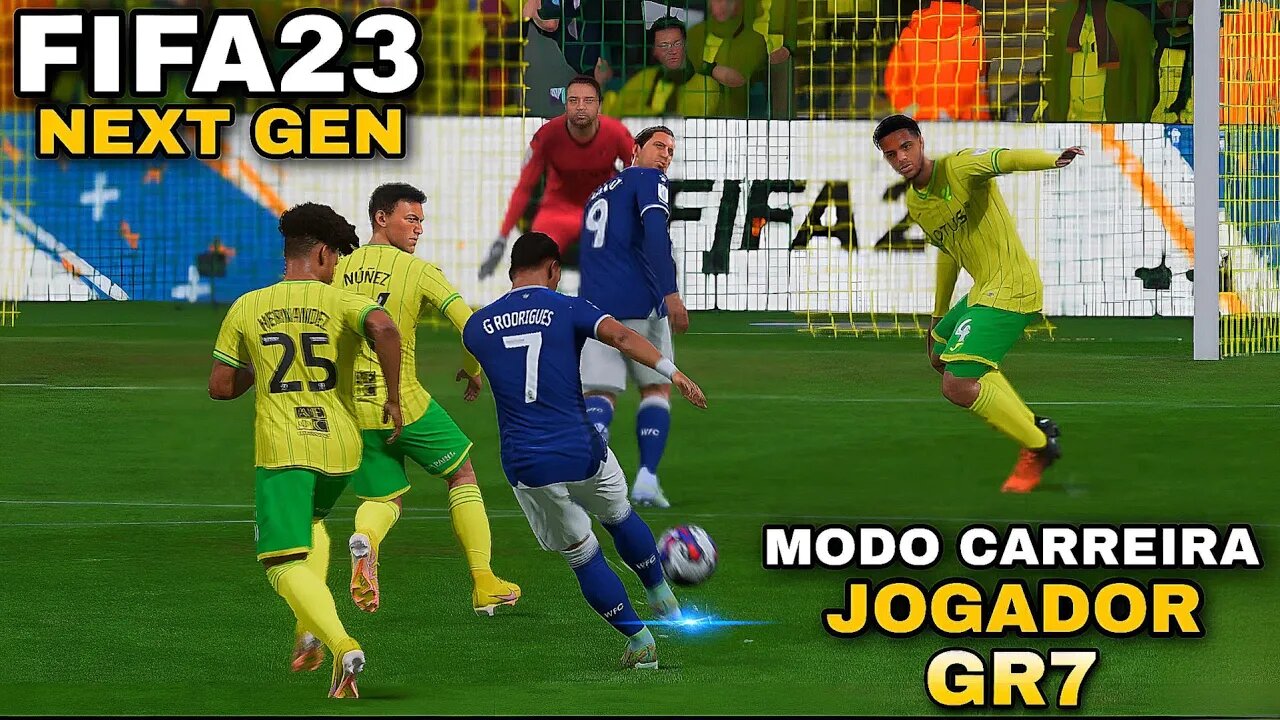 FIFA23 NEXGEN - MODO carreira Jogador Gil Rodrigues - Fiz um GOL de video game