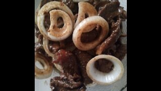 Beef steak and Onions - #08