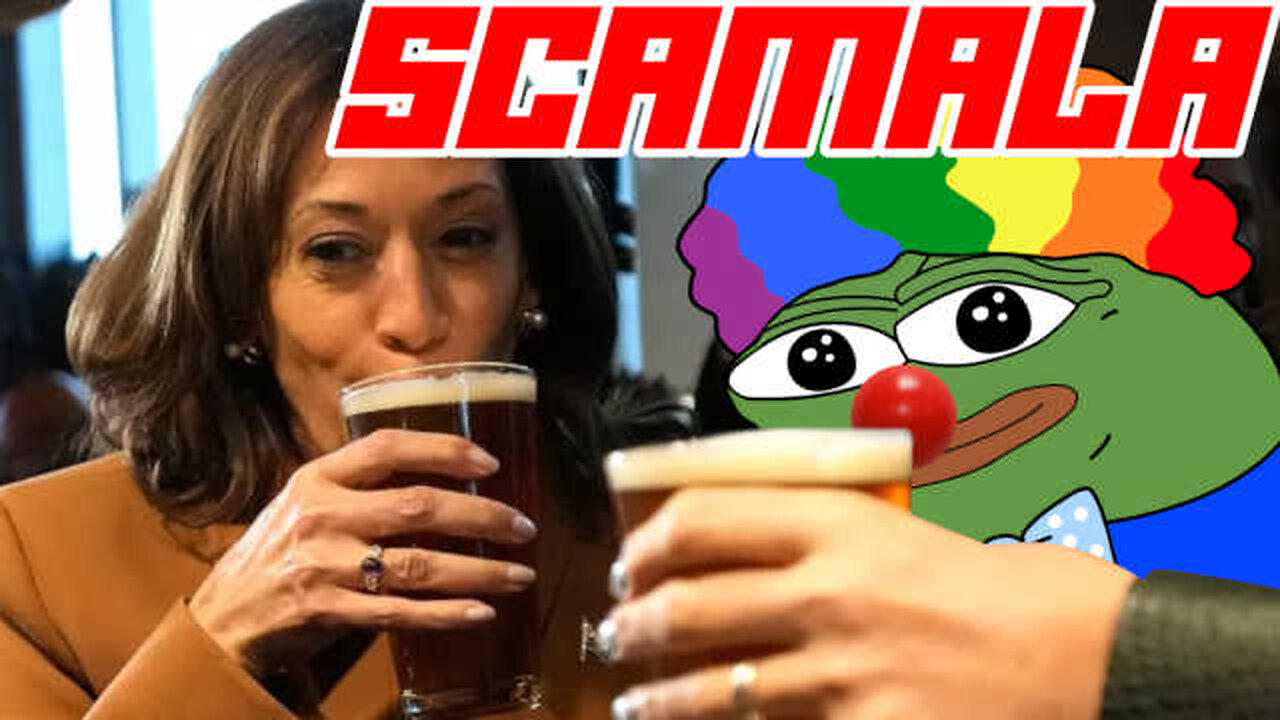 Kamala Harris Keeps Doing her Fake Drinking Beer Scam