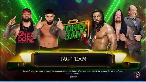 WWE Money in the Bank The Usos vs The Bloodline
