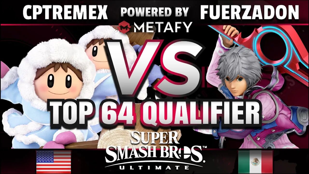 FPS4 Online - TE | CptRemex (Ice Climbers) vs. WF | Fuerzadon (Shulk) - Smash Ultimate Top 64 Qual.