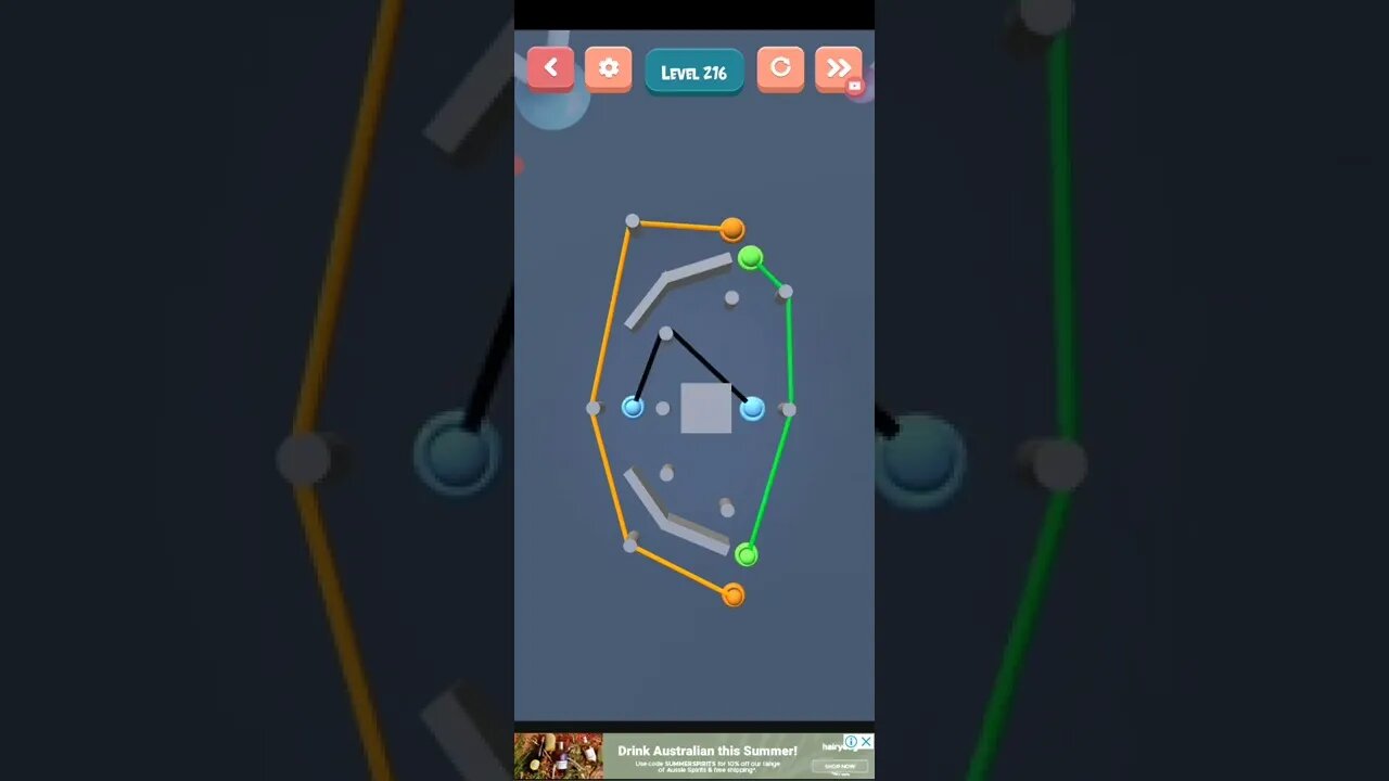 Color Rope Puzzle - Level 216