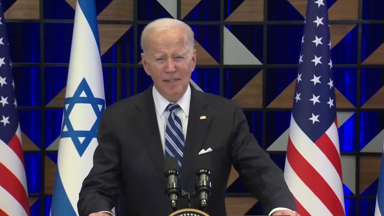 Biden, Reading From Teleprompter, Says Message To Iran "Remains The Same": "Don't Don't Don't Don't"