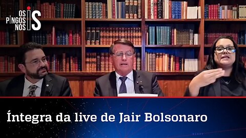 Íntegra da live de Jair Bolsonaro de 31/03/22: Moro, o traíra e mentiroso