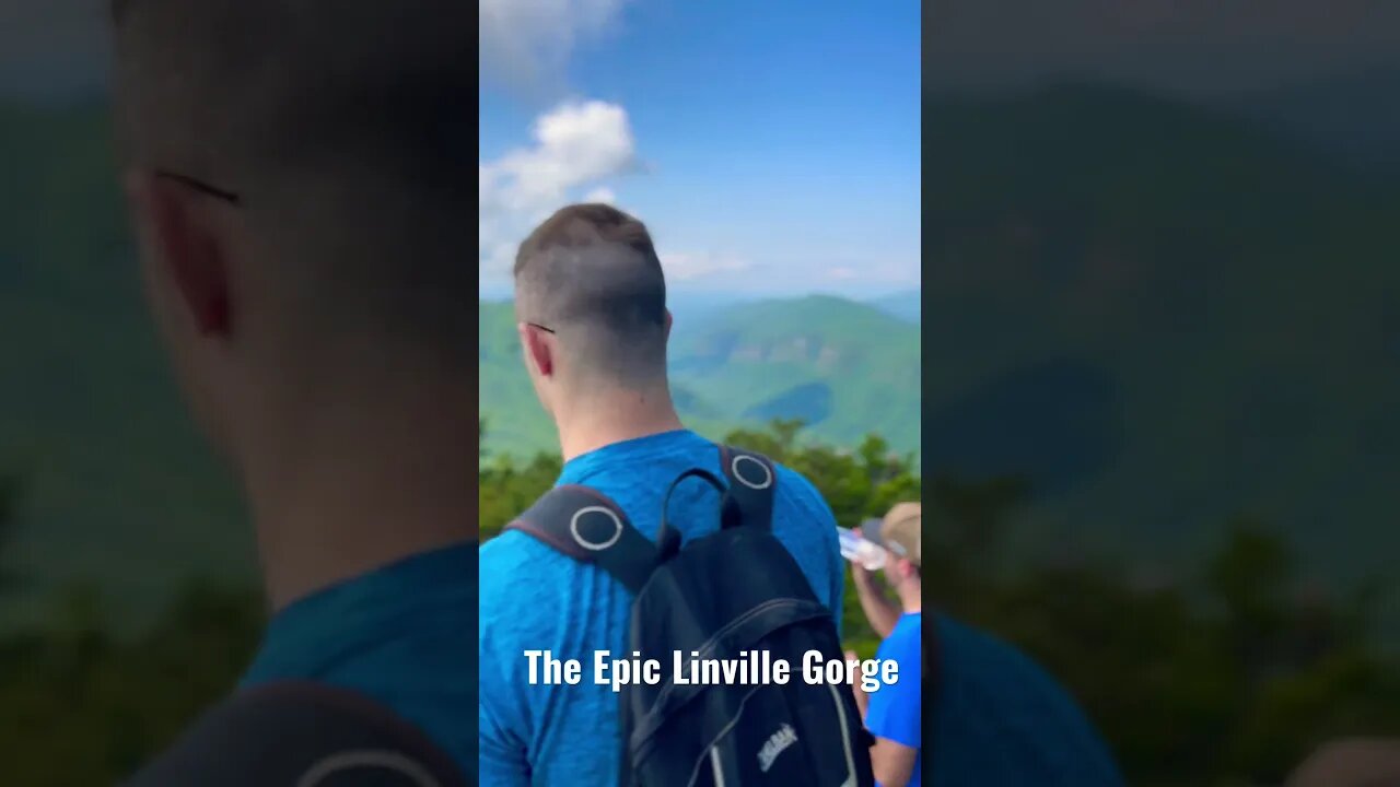 Epic view of Linville Gorge from Hawksbill Mountain . #views #epic #northcarolina #mountain hiking