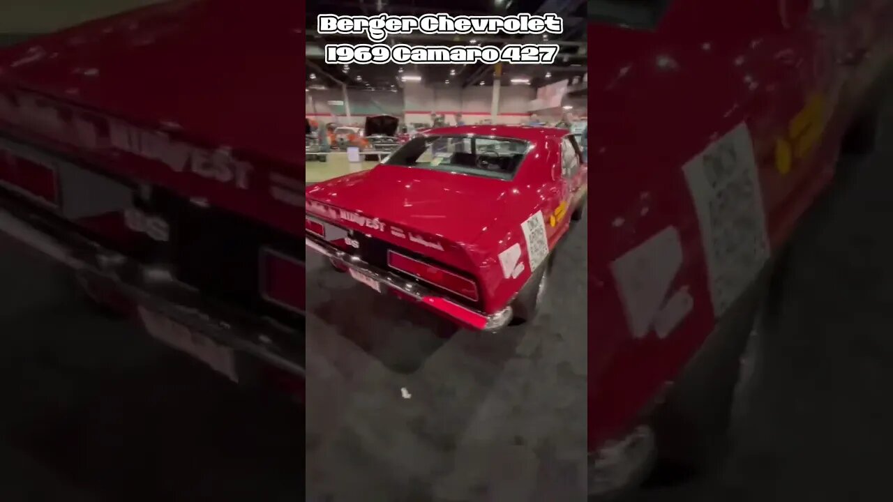 Berger Chevrolet 1969 Camaro 427 4 Speed! #shorts