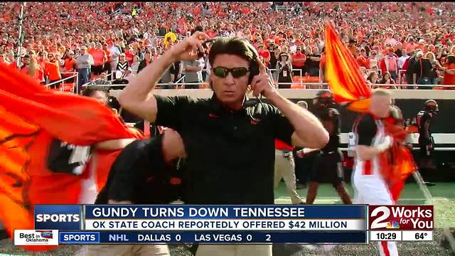 Mike Gundy turns down $42 million from Tennessee to remain at Oklahoma State