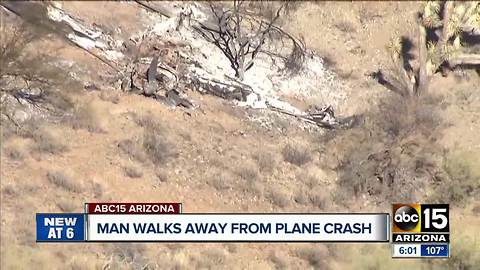 Man walks away from plane crash, credits pilot with saving his life