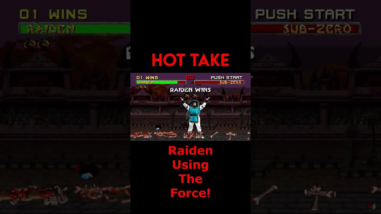 Mortal Kombat 2: Hot Take - Raiden Using The Force! #Shorts