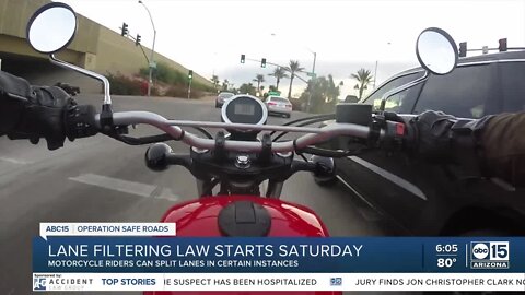 Lane filtering law starts Saturday