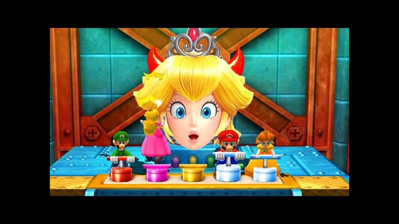 Mario Party Series - Peach All Win Minigames (Master Difficulty)