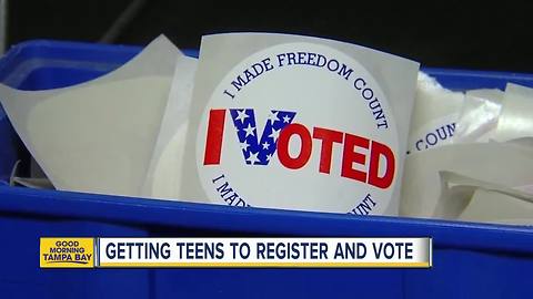 Students vowing to register and vote in upcoming elections following Parkland school shooting