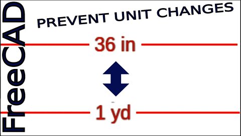 FreeCAD - How to Get Inch Units To Not Change |JOKO ENGINEERING|