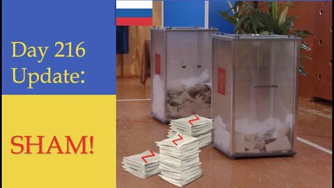 REFERENDUM RESULTS: HOW RUSSIA FABRICATED ELECTIONS IN UKRAINE | What happened on Day 216 Update