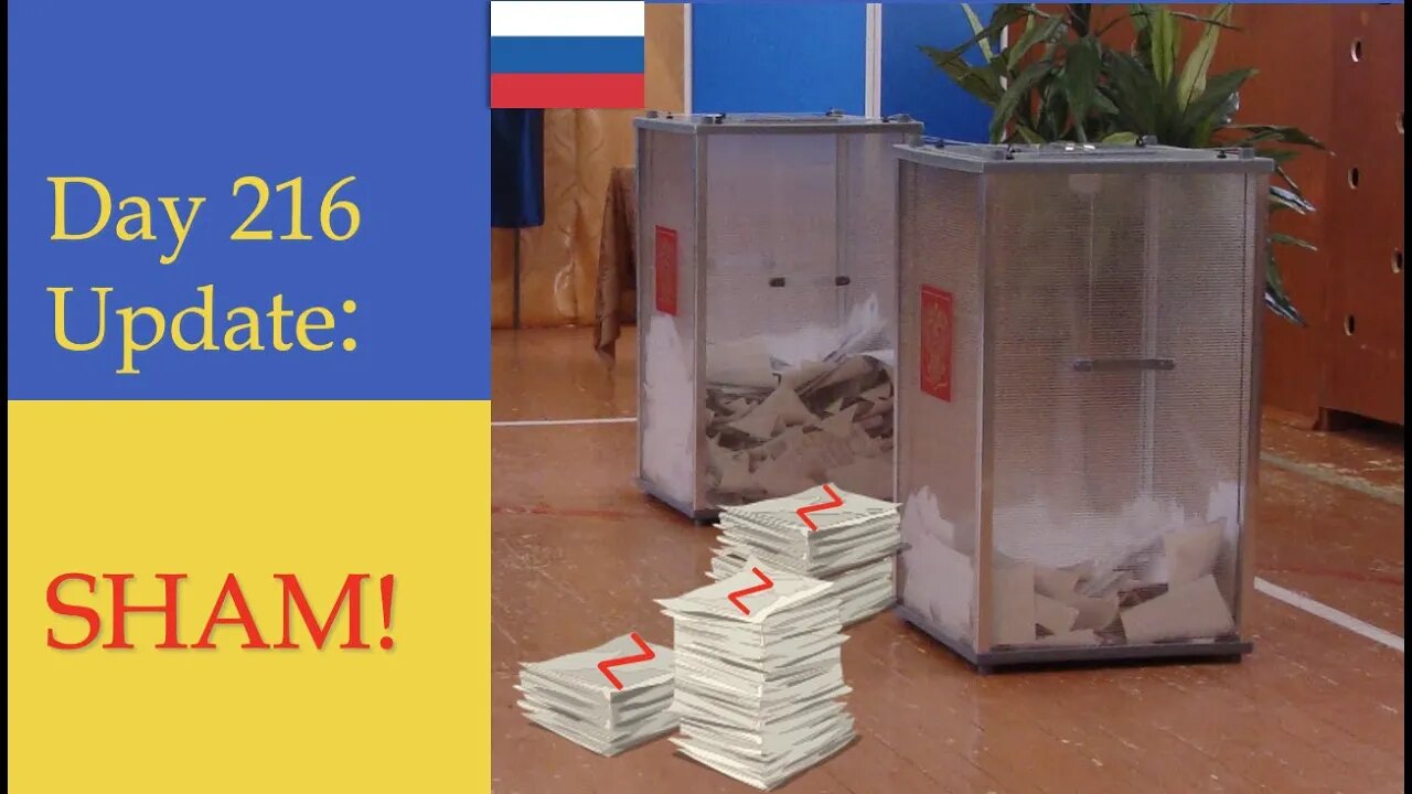 REFERENDUM RESULTS: HOW RUSSIA FABRICATED ELECTIONS IN UKRAINE | What happened on Day 216 Update