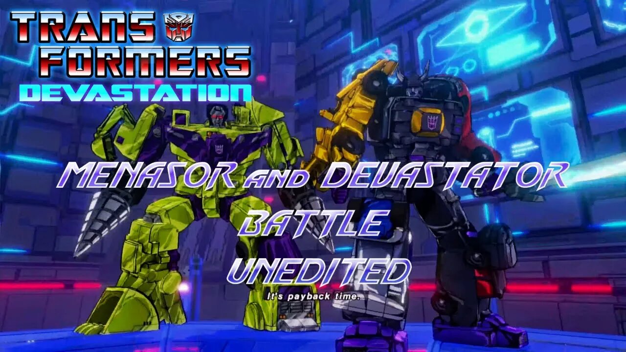 #TransformersDevastation I Menasor and Devastator Battle I #TransformersG1