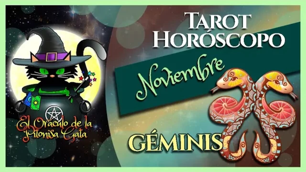 🌸GÉMINIS🌸noviembre 2022🧙‍♂️ 🆃🅰🆁🅾🆃 Predicción signos del HORÓSCOPO 😺