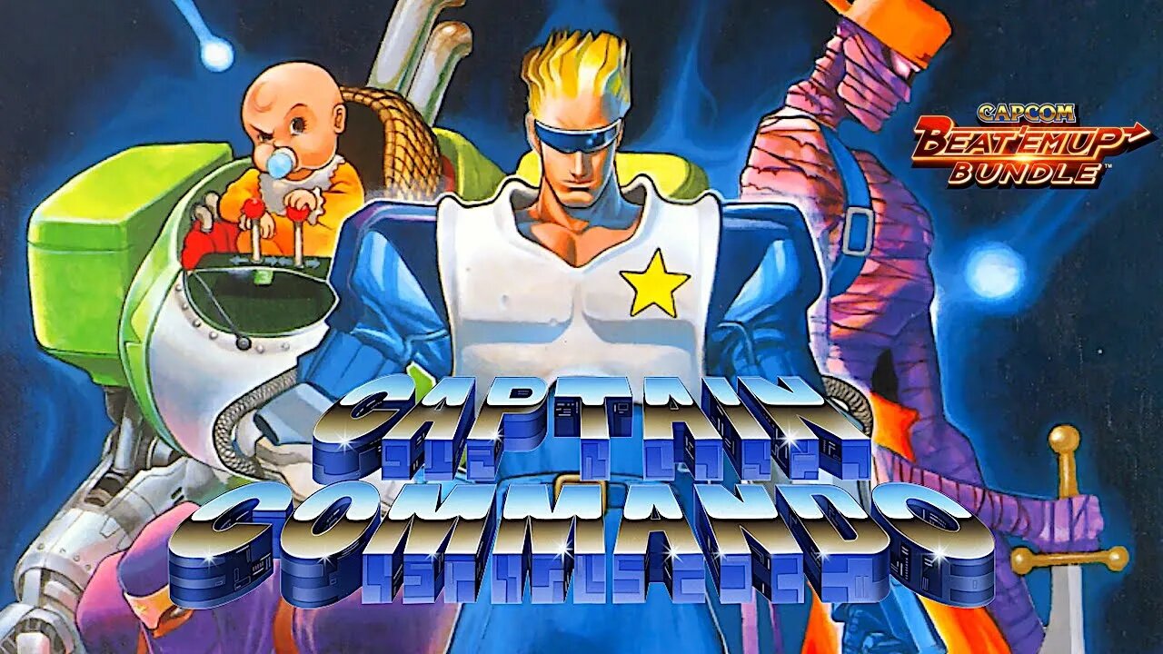 Captain Commando [Full Game] 🕹️ Capcom Belt Action Collection ​🎮 Nintendo Switch 👾​ (Capcom 1991)