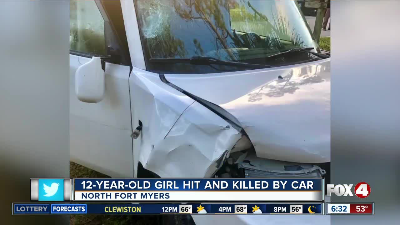 GoFundMe page for a 12-year-old girl after a car hit and killed her in North Fort Myers