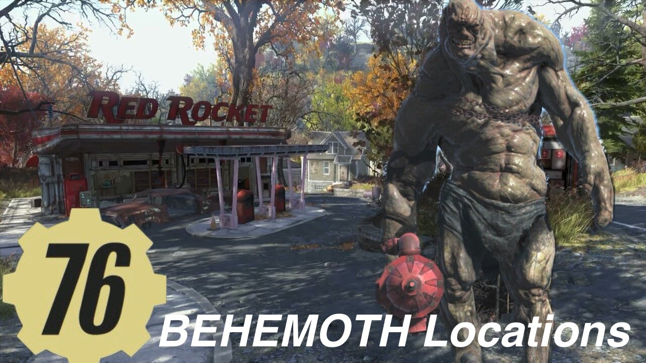 BEHEMOTH Locations Fallout76