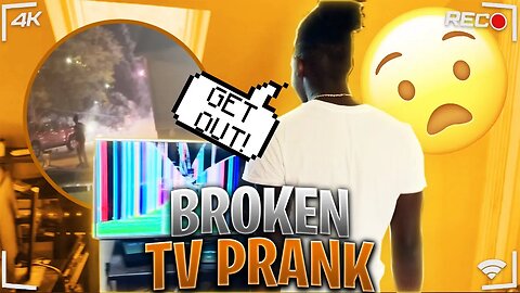 I BROKE MY FRIENDS TV PRANK (GONE WRONG) 🤯👊🏽
