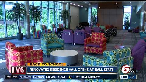 Newly renovated residence hall opens at Ball State