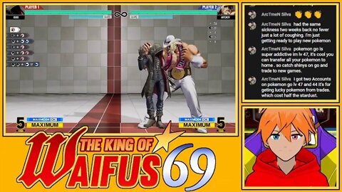 Playing King Of Fighters 15 and maybe a bit 'Them's Fighting Herds'