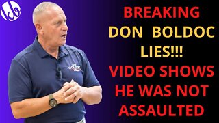 BREAKING: Don Bolduc campaign LIES to the press. Video proof he WAS NOT assaulted at the debate.