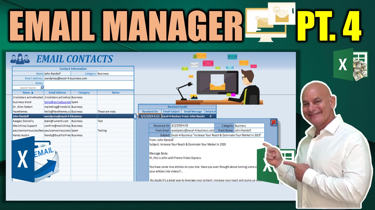 Create A Dynamic Pop-Up Picture, Single Click Sorting and a TON More - [Email Mgr. Pt. 4 FINAL]