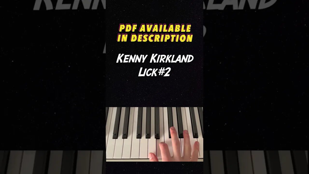 Kenny Kirkland Lick #2