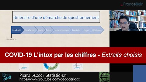 2021/098 Le Covid-19 l'intox par les chiffres. Excellente analyse de Pierre de decoderleco