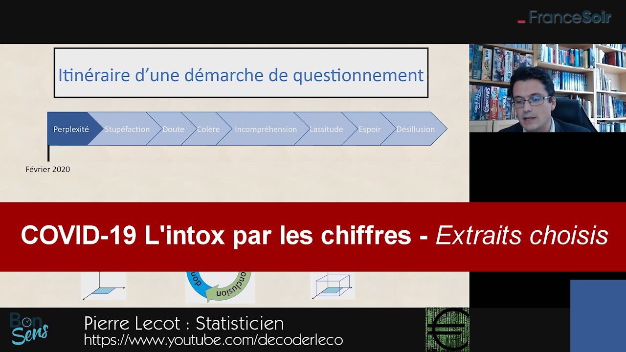 2021/098 Le Covid-19 l'intox par les chiffres. Excellente analyse de Pierre de decoderleco