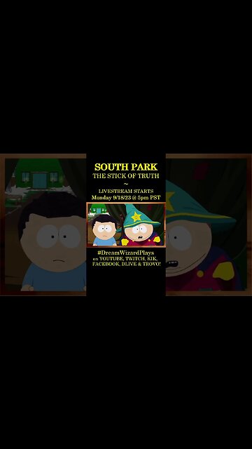 COMING SOON!! ~ South Park: The Stick of Truth ~ 9/18/23 @ 5:00pm PST #ytshorts #southpark